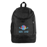 Mochila de poliéster para desporto com compartimento para calçado cor cinzento sexta vista
