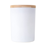 Vela de cera vegetal e parafina com fragrância English Pear cor branco segunda vista