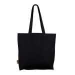 Saco 100% de algodão com bolso no interior 140 g/m2 cor preto segunda vista