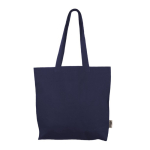 Saco 100% de algodão com bolso no interior 140 g/m2 cor azul-marinho primeira vista
