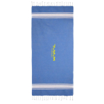 Páreo de algodão reciclado e poliéster em várias cores 150 g/m2 cor azul terceira vista