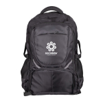 Mochila de viagem com compartimento para portátil 16'' cor preto vista detalhe