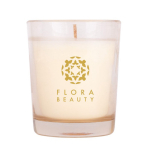 Vela de parafina aromatizada em frasco de vidro translúcido cor natural segunda vista