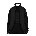 Clássica mochila para portátil de algodão com bolsos nas laterais 15'' cor preto terceira vista