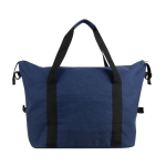 Saco de canvas rPET ideal para levar no trolley 460 g/m2 cor azul-marinho primeira vista