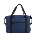 Saco de canvas rPET ideal para levar no trolley 460 g/m2 cor azul-marinho segunda vista
