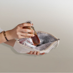 Nécessaire de algodão reciclado com forro de alumínio isotérmico cor natural segunda vista
