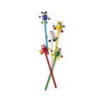 Caixa com 50 lápis de madeira de diferentes animais e cores cor multicolor primeira vista