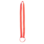 Lanyard porta-copos com faixa de silicone ideal para festivais cor vermelho