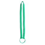 Lanyard porta-copos com faixa de silicone ideal para festivais cor verde