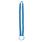 Lanyard porta-copos com faixa de silicone ideal para festivais cor azul-marinho