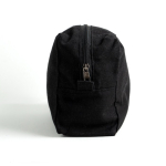 Nécessaire feito de lona de canvas ideal para organizar os artigos cor preto