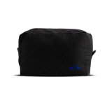 Nécessaire feito de lona de canvas ideal para organizar os artigos cor preto