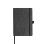 Caderno com capa de papel resistente à água, folhas A5 lisas cor preto