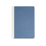 Caderno com capa de cartão de fibras naturais, papel A5 80 g/m2 cor azul-marinho