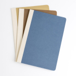 Caderno com capa de cartão de fibras naturais, papel A5 80 g/m2