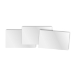 Porta-chaves transparente para personalizar com papel no interior cor transparente segunda vista