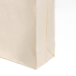Saco de algodão com fole completo para maior capacidade 140 g/m2