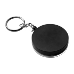 Porta-chaves personalizável de plástico com bússola incluída cor preto segunda vista