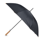 Guarda-chuva automático com punho de madeira de 8 painéis e Ø106 cor preto