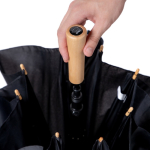 Guarda-chuva automático com punho de madeira de 8 painéis e Ø106