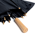 Guarda-chuva automático com punho de madeira de 8 painéis e Ø106