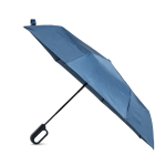 Guarda-chuva dobrável com punho tipo mosquetão de 8 painéis Ø100 cor azul-marinho