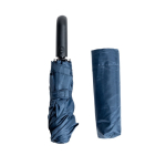 Guarda-chuva dobrável com punho tipo mosquetão de 8 painéis Ø100 cor azul-marinho