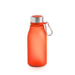 Garrafa de plástico reciclado estilo mate com mosquetão 350 ml cor vermelho