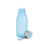 Garrafa de plástico reciclado estilo mate com mosquetão 350 ml cor turquesa