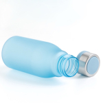 Garrafa de plástico reciclado estilo mate com mosquetão 350 ml
