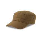Boné estilo militar de algodão com fecho de velcro 215 g/m2 cor verde oliva