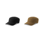 Boné estilo militar de algodão com fecho de velcro 215 g/m2