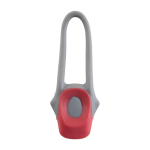 Luz para bicicleta com 2 luzes LED e pega de silicone para fixar cor vermelho primeira vista