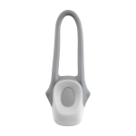 Luz para bicicleta com 2 luzes LED e pega de silicone para fixar cor branco primeira vista