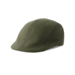 Boina estilo informal de algodão penteado e toque macio 280 g/m2 cor verde oliva