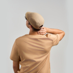 Boina estilo informal de algodão penteado e toque macio 280 g/m2