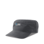 Boné tipo militar de algodão com viseira e fecho de velcro 280 g/m2