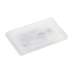 Spray de limpeza de mãos com álcool em formato retangular cor transparente terceira vista