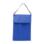 Saco térmico de poliéster com fecho superior de velcro cor azul ultramarino primeira vista