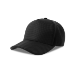 Boné à camionista de material ecológico com estampado 3D 230 g/m2 cor preto