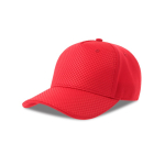 Boné à camionista de material ecológico com estampado 3D 230 g/m2 cor vermelho