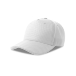Boné à camionista de material ecológico com estampado 3D 230 g/m2 cor branco