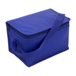 Saco térmico, várias cores, capacidade para 6 latas e pega a condizer cor azul ultramarino quarta vista
