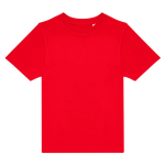 T-shirt de algodão, corte tubular adaptável, criança 150 g/m2 B&C cor vermelho