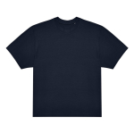 T-shirt oversize algodão sustentável tecido grosso 220 g/m2 B&C cor azul-marinho