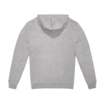 Camisola de capuz sustentável, unissexo e corte relaxado 280 g/m2 B&C cor cinzento mesclado