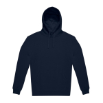Camisola de capuz sustentável, unissexo e corte relaxado 280 g/m2 B&C cor azul-marinho