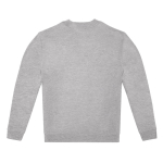 Camisola unissexo de materiais eco com corte casual 280 g/m2 B&C cor cinzento mesclado