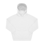 Camisola unissexo ecológica oversize com capuz 350 g/m2 B&C cor branco